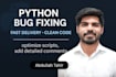 help you fix bugs in python development