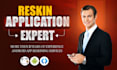 reskin android app, redesign, expert android developer for reskin and modify app