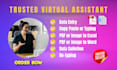 do accurate data entry, copy paste, web research and excel data entry jobs