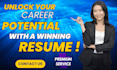 write an executive resume, edit your CV, and a cover letter
