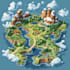 design vector or isometric map illustration