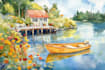make an architectural digital marker or watercolor sketches