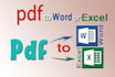 do and I can do the excel data