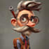 create a  cartoon character design