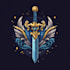 make design medieval fantasy game, rpg, mmo game logo