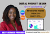 design infographic resumes, charts, visual cvs using canva