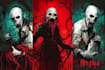 custom illustration dark art and psychedelic