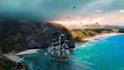 illustrate environments, landscapes, board game, concept art