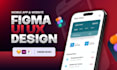 do UI UX design, mobile app or website ui ux design in figma