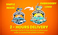 create logo to embroidery file clean, accurate digitizing