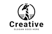 design exclusive giraffe logo