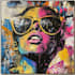 make custom colorful wpap portrait