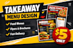 design food ,restaurant, takeaway menu,static TV screen menu