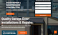 create a website about garage doors for your company