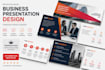 design or redesign professional business slides for company presentation