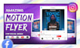 create professional motion flyer animations