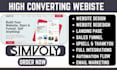 build high converting simvoly landing page salesfunnel website design