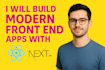 be your expert react js and next js front end web developer