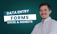 build a dynamic data entry form in excel or google sheets