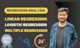 do linear, multiple, and logistic regression analysis in python, r and excel