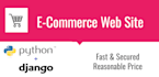 build custom ecommerce website with python django framework