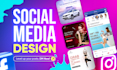 create eye catching instagram and facebook ad creative, post design