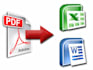 convert PDF to word or excel