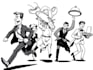draw simple black and white illustration