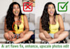 any fix, edit, enhance, or correct ai image, art flawlessly