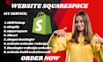 design shift4shop or 3dcart website squarespace shopee shopify store shift4shop