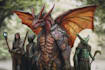 make a concept art and fantasy creature, monster