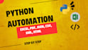 automate tasks in HTML, CSV, excel, json, PDF, and XML using python