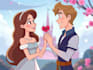 draw cartoon disney couple portrait