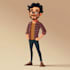 draw a mascot cartoon character design