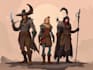create character design illustration for concept art