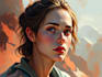 create digital portrait and paintings