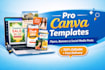 create editable canva flyer, poster and social media design