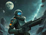 maka a sci fi character and sci fi art