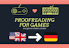 proofread your game translation or localization