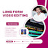 do long form video editing