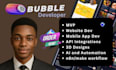 develop bubble io, bubble website, bubble app bubble io flutterflow app adalo ai