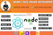 develop modern full stack web applications using mern stack