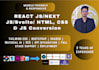 convert figma to html css javascript, react js, next js , svelte website