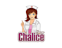 design a cute nurse cartoon logo