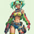 do game character art in unique style