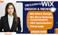 design redesign create build professional wix website