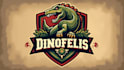 make creative dinofelis logo within two day
