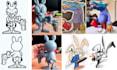 create a 3d printable model from your 2d image, sketch, or character concept