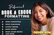 do kdp formatting, book cover formatting, book formatting, paperback formatting