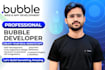 develop bubble io app and web, bubble mvp, bubble saas and bubble io websit